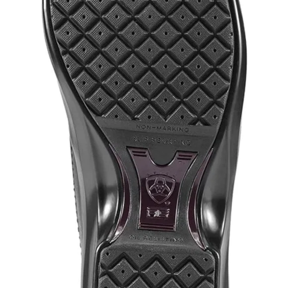 Ariat Workforce black clogs women's leather  static dissipating 5 1/2 new Shoea - Picture 2 of 8